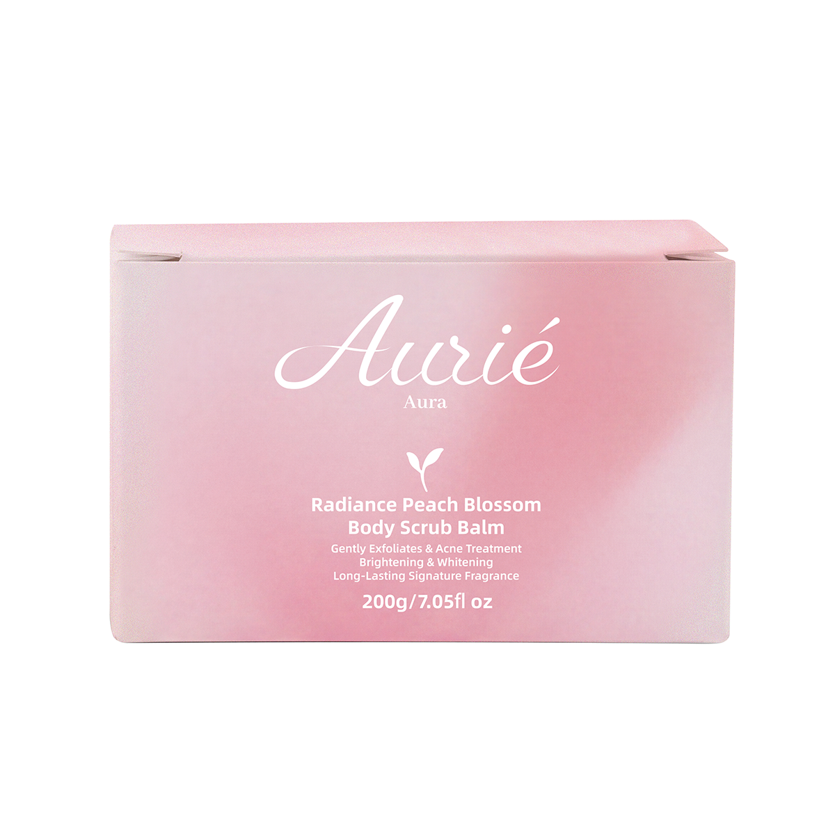 Aurié Aura Radiance Peach Blossom Body Scrub Balm 4-in-1